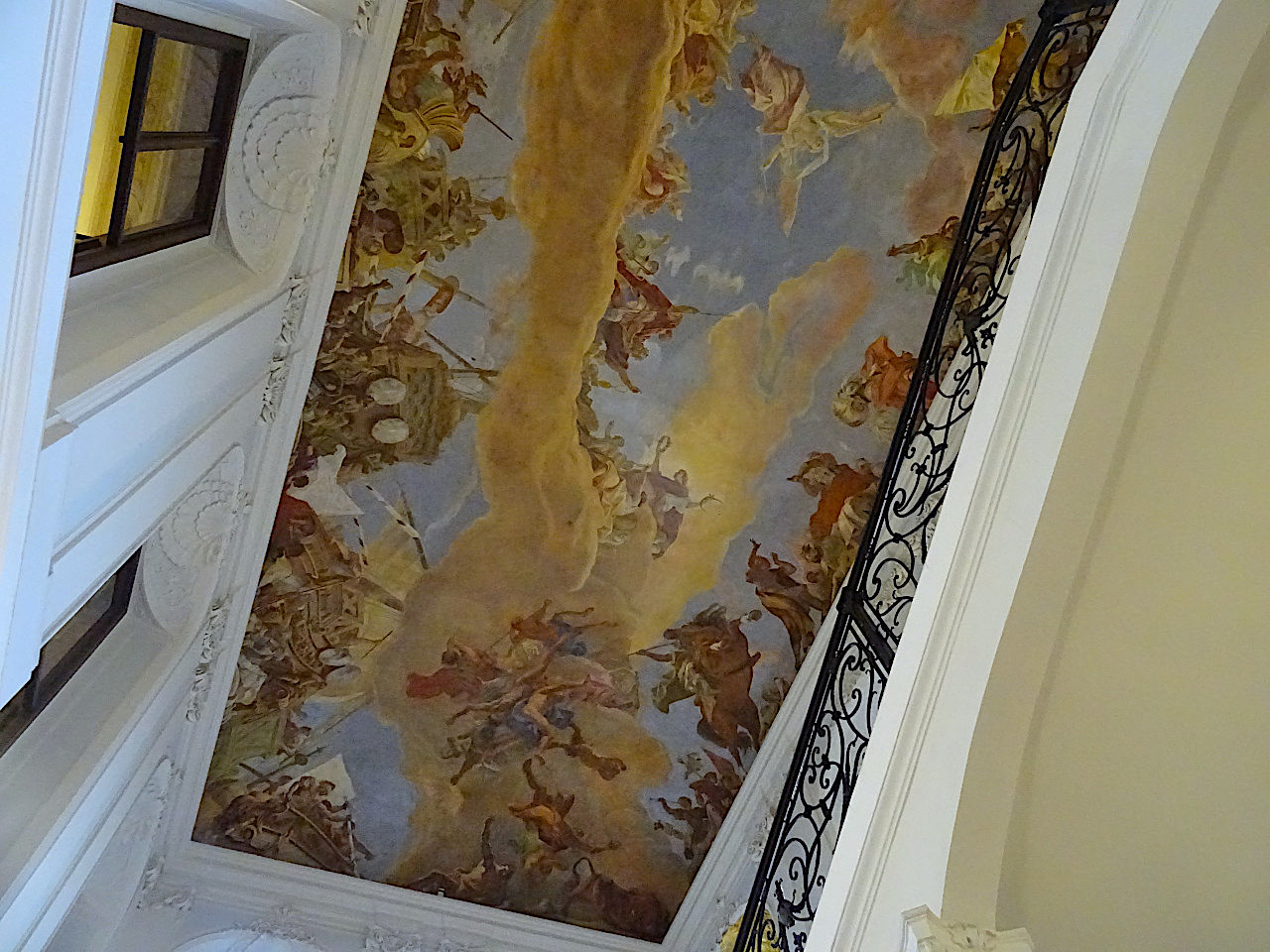 escalier d'Honneur, au début de la visite du château de Schönbrunn