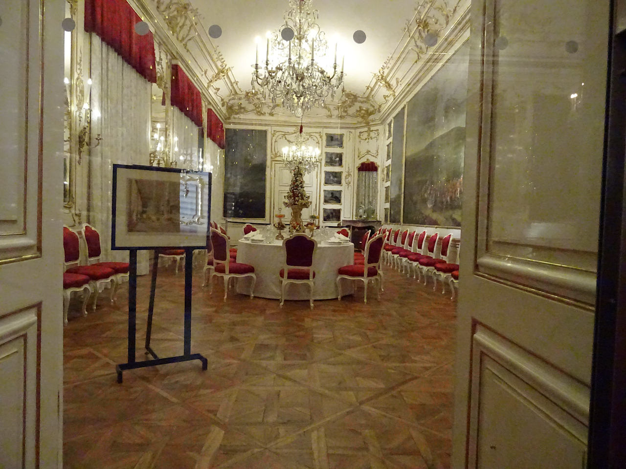 château de Schönbrunn salle à manger