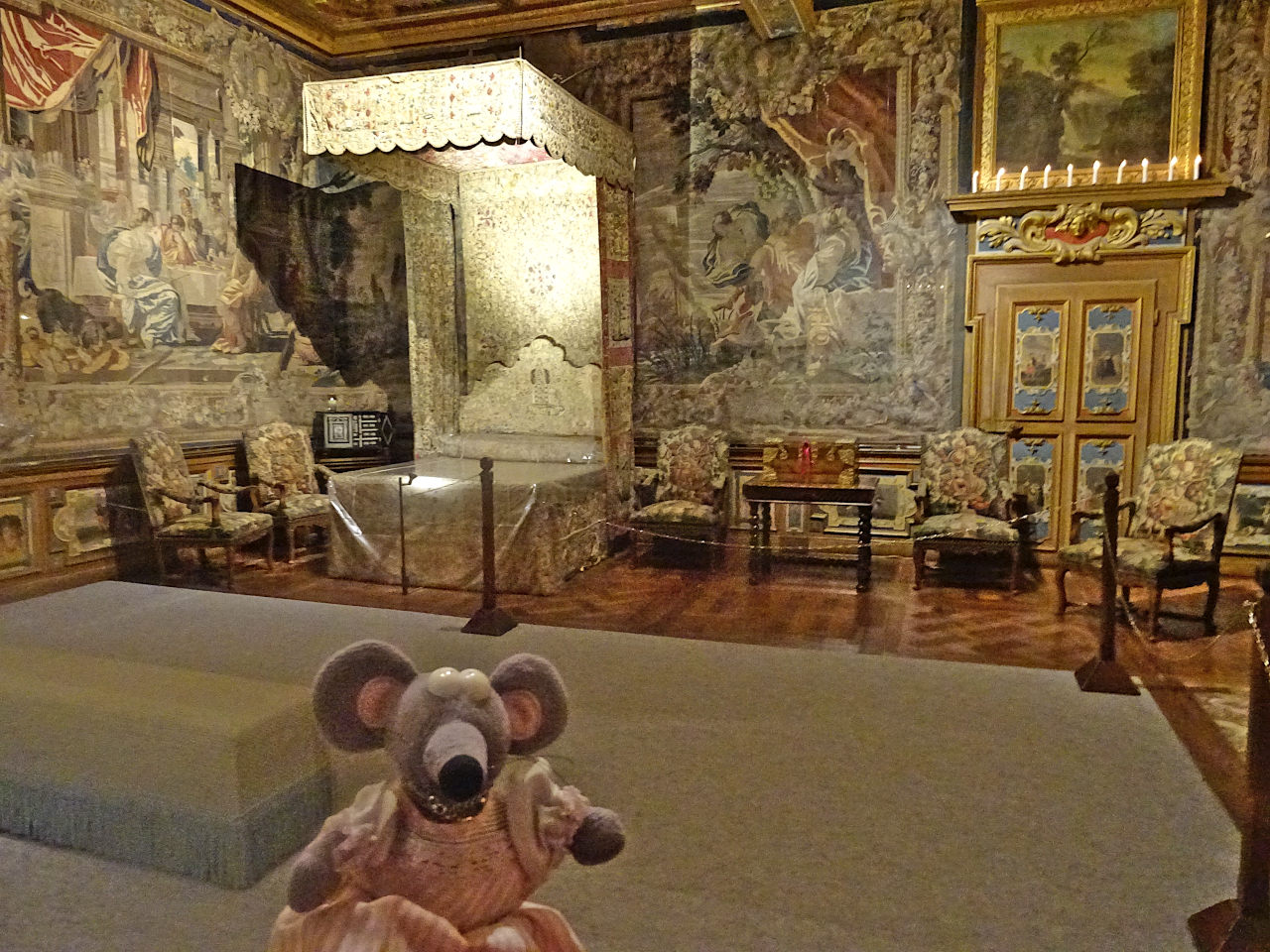 chambre du Roi du château de Cheverny