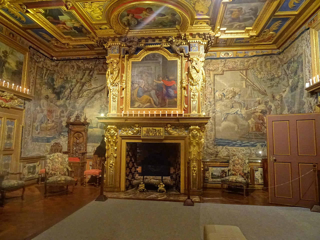 chambre du Roi du château de Cheverny
