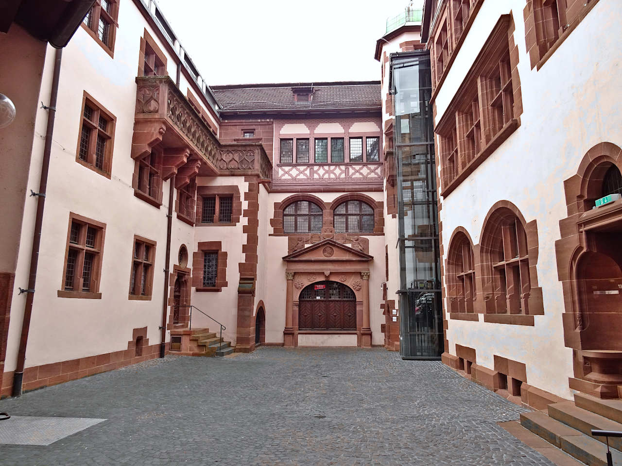 cour de l'hôtel de ville de Freiburg