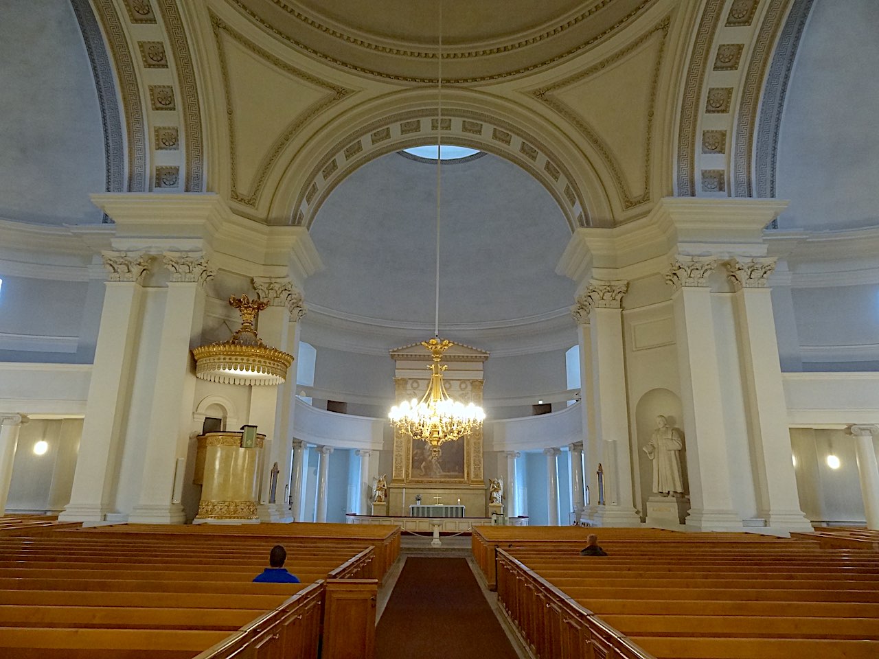 intérieur de la cathédrale d'Helsinki