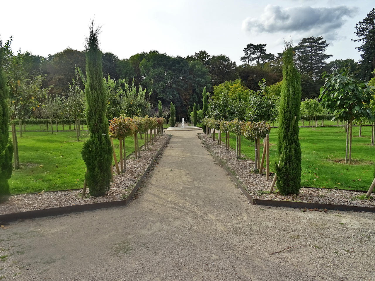 jardin à la française de Cheverny