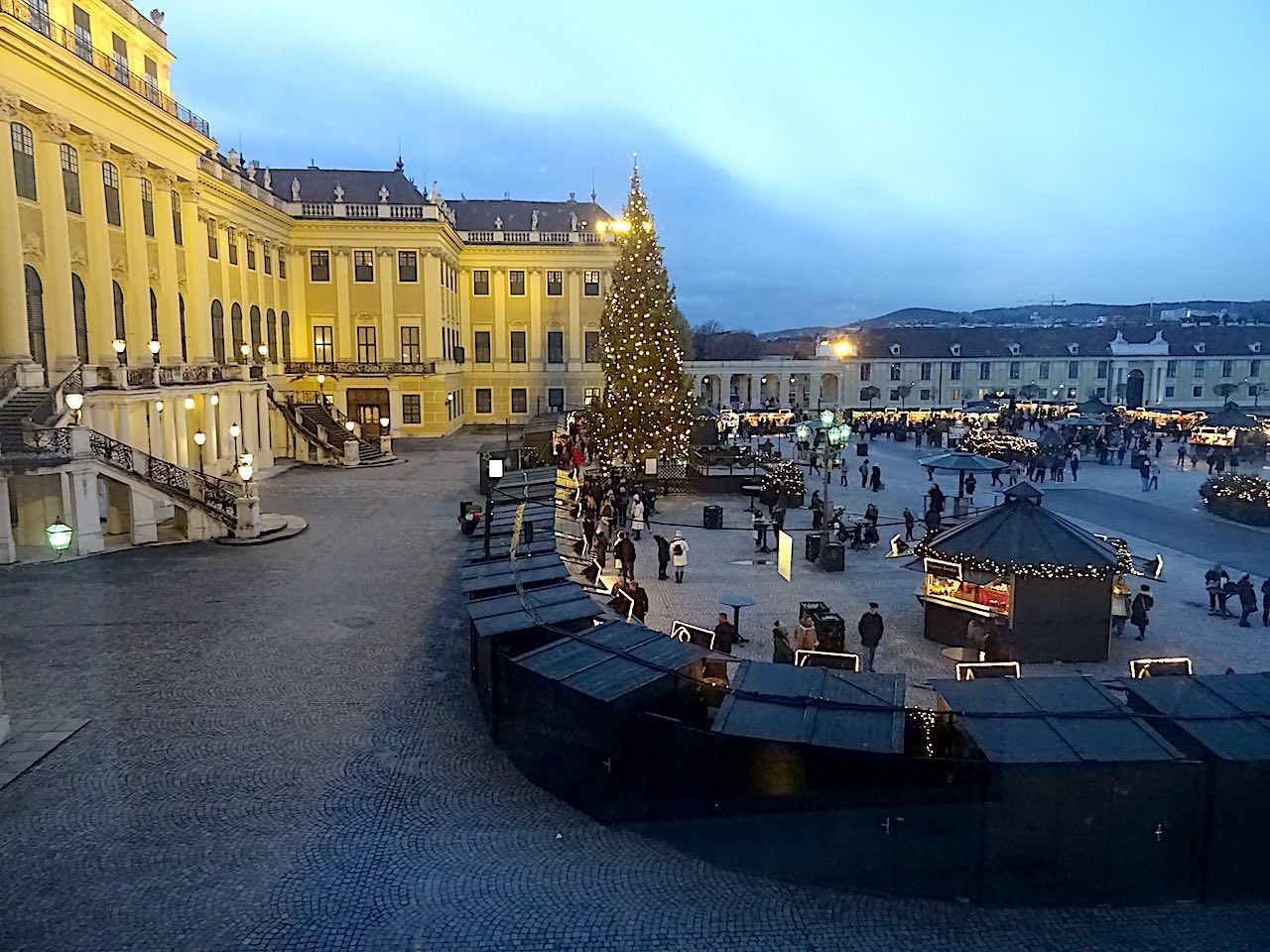 marché de Noël au château de Schönbrunn