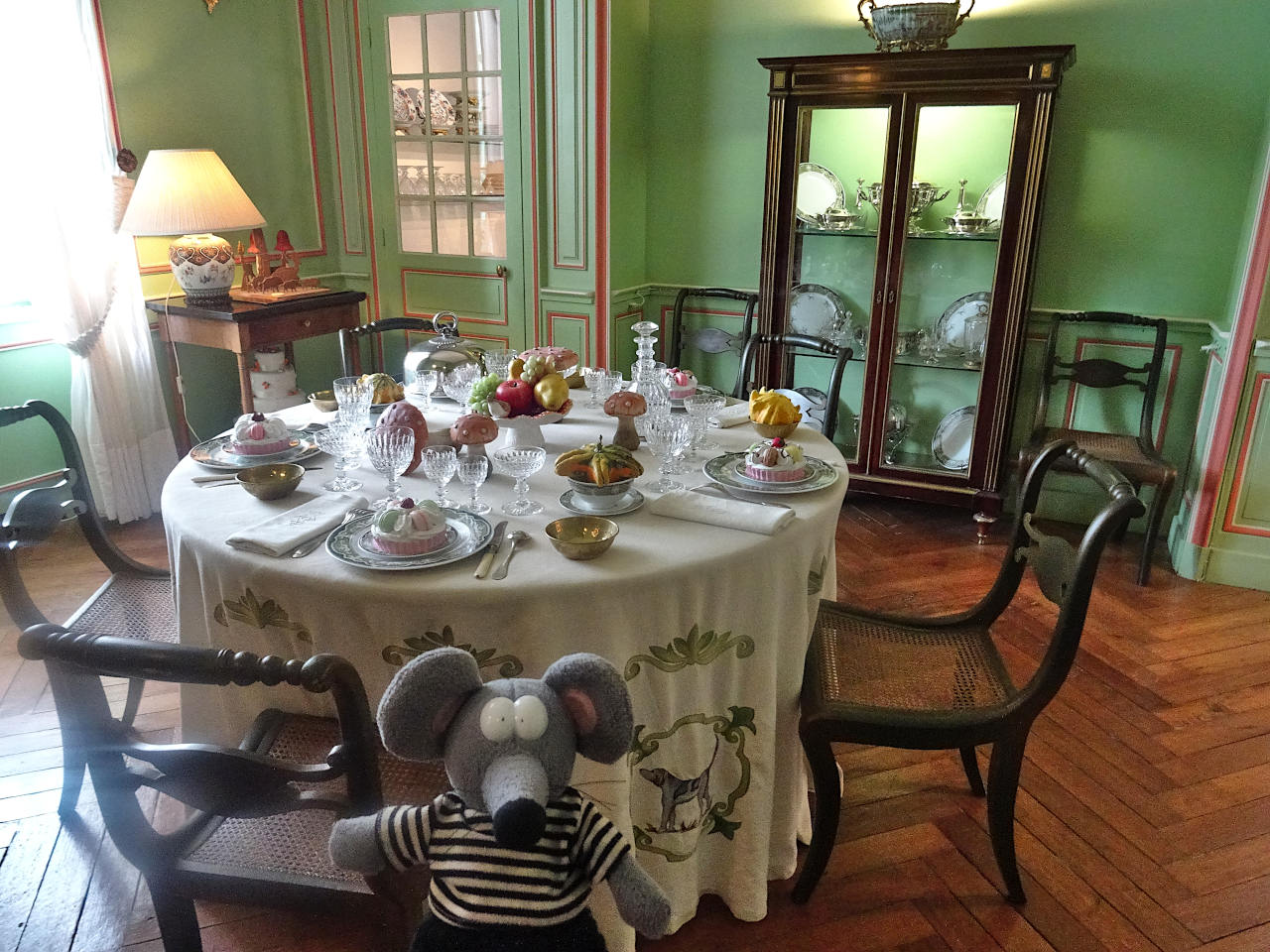 petite salle à manger du château de Cheverny