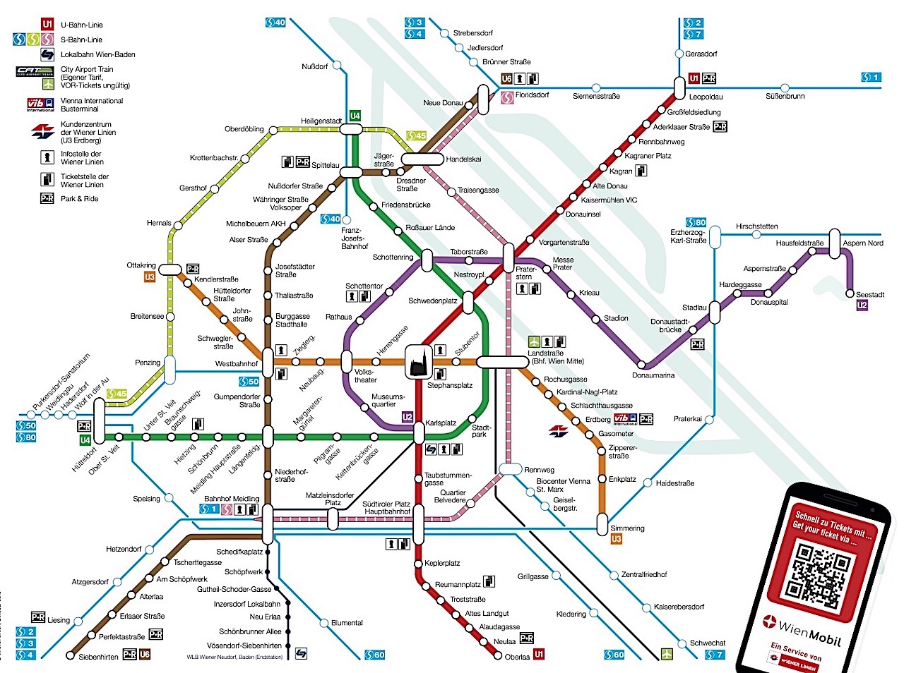 plan du métro de vienne