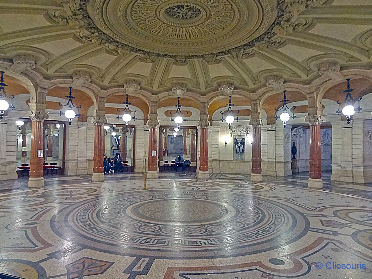 rotonde des abonnés de l'opéra Garnier