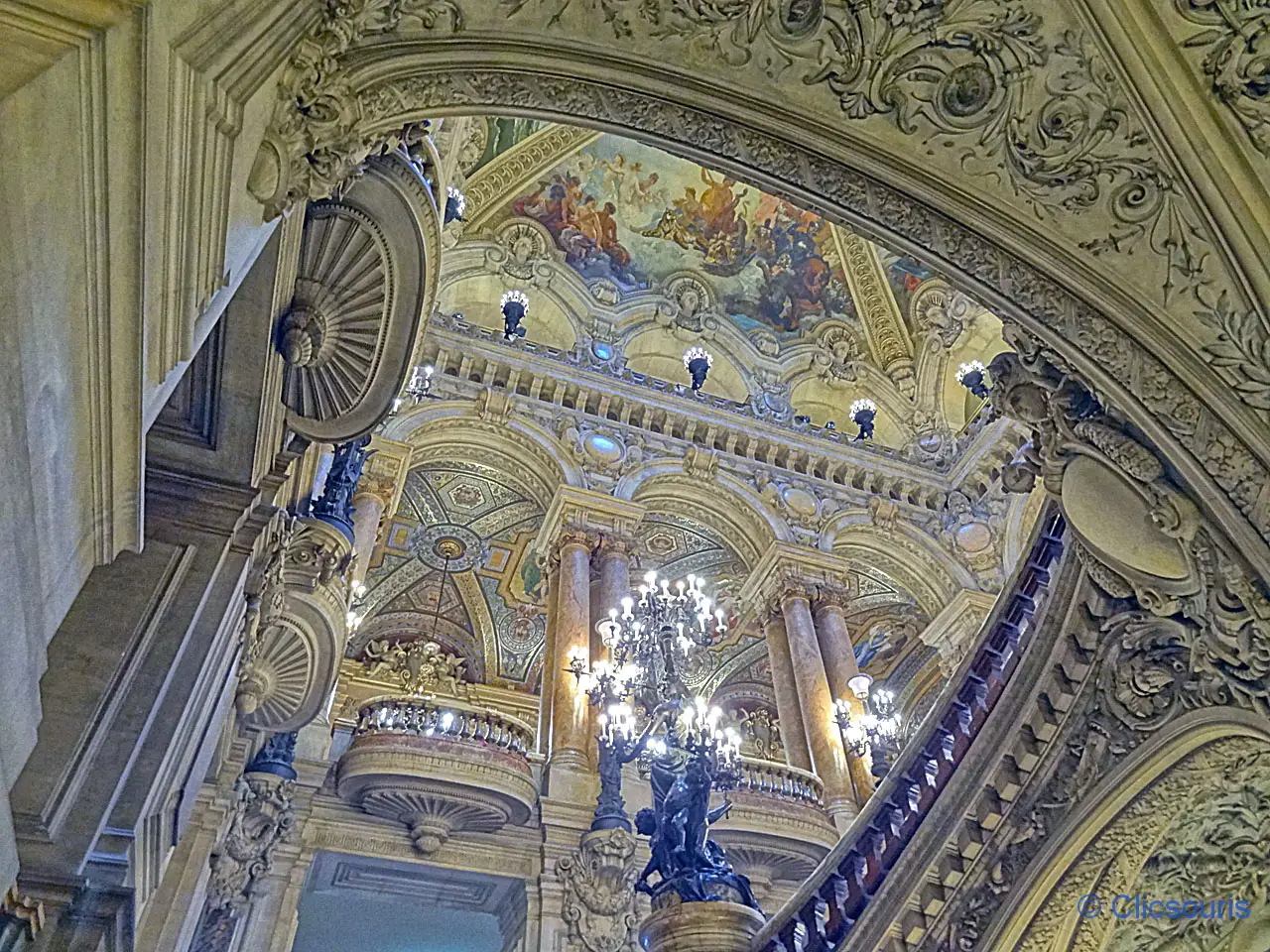 escalier de l'Opéra Garnier