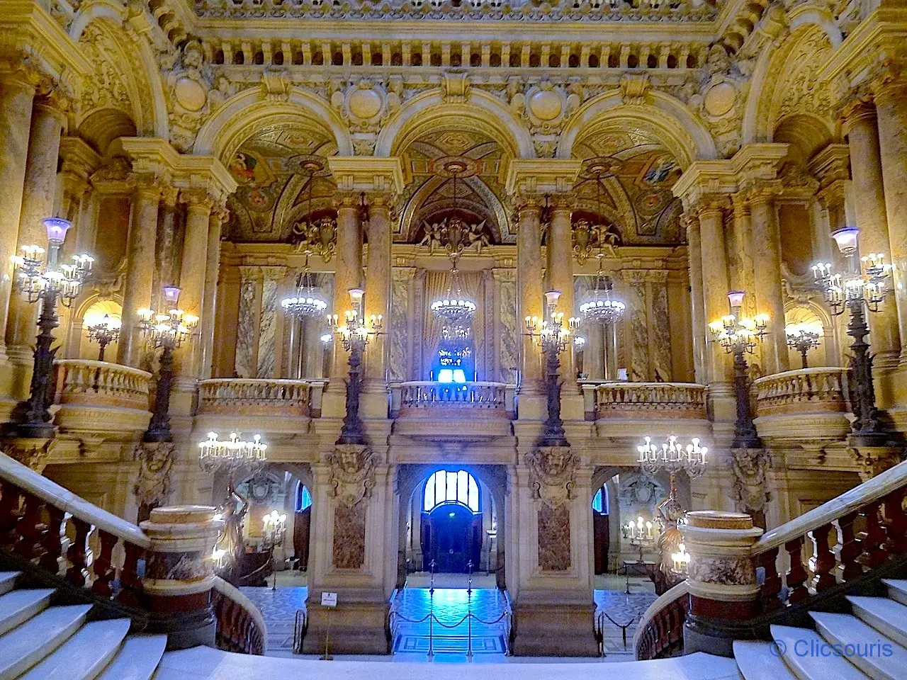 escalier de l'Opéra Garnier