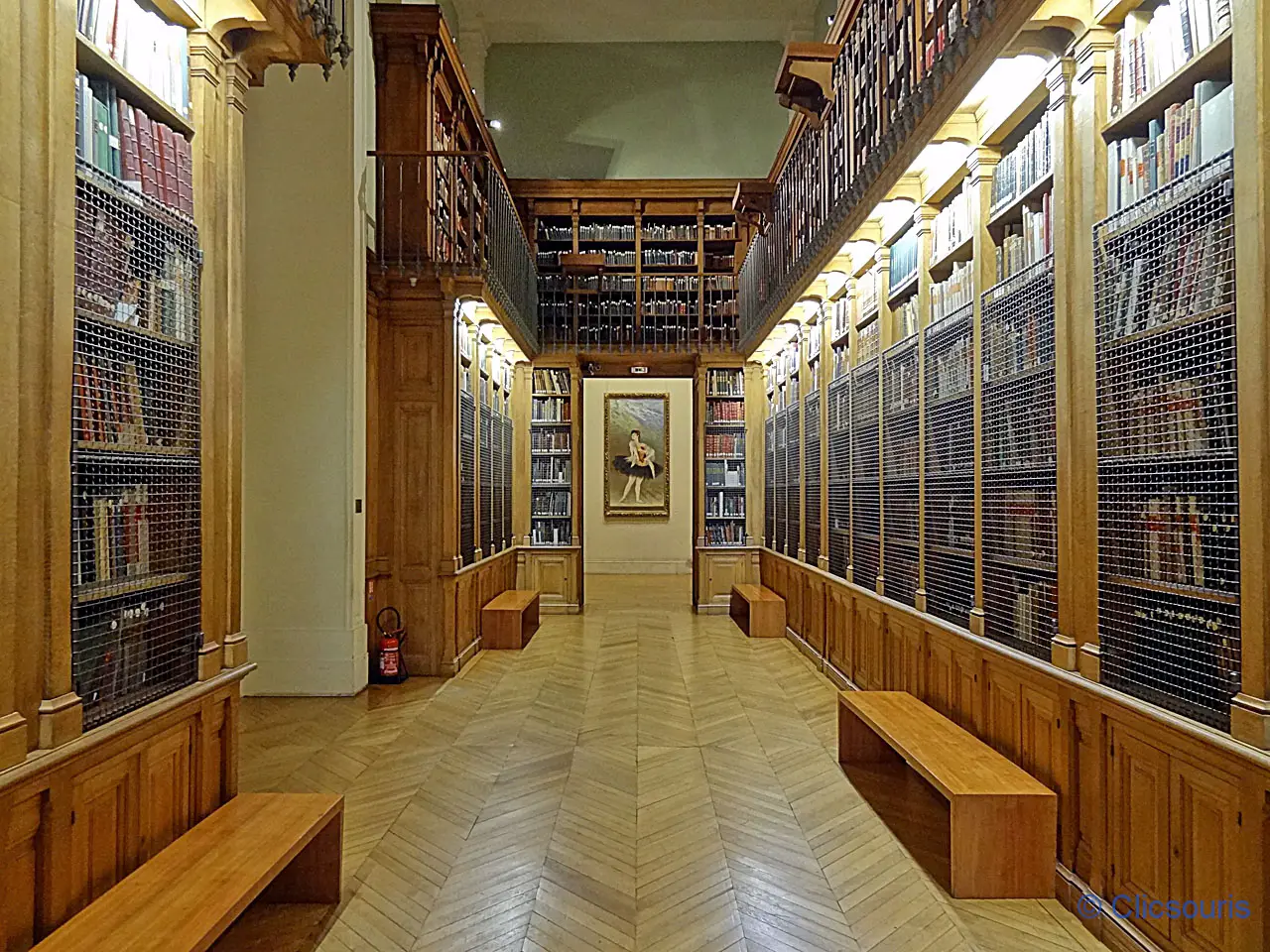 La bibliothèque-musée de l'Opéra Garnier