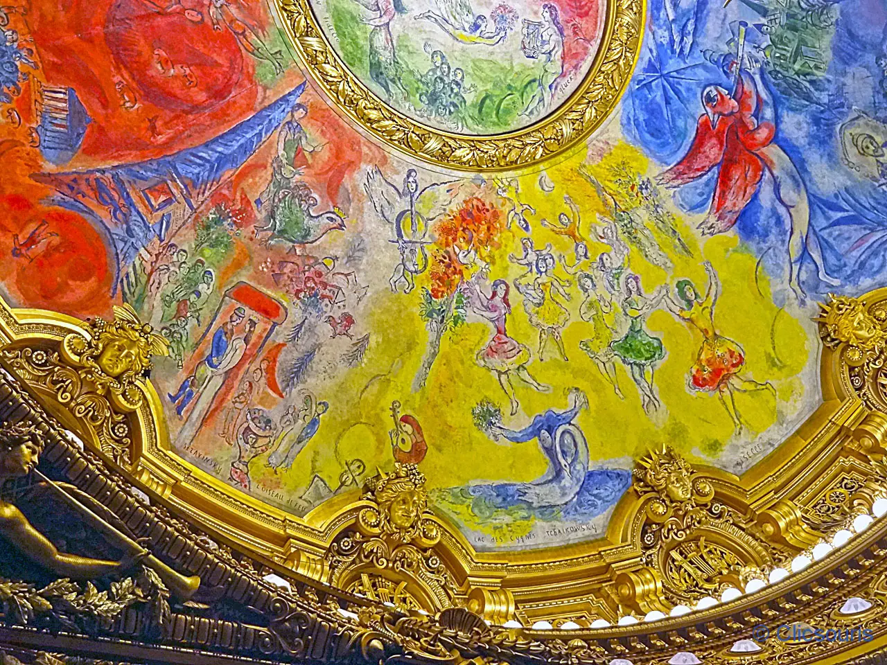 plafond Chagall de l'Opéra Garnier