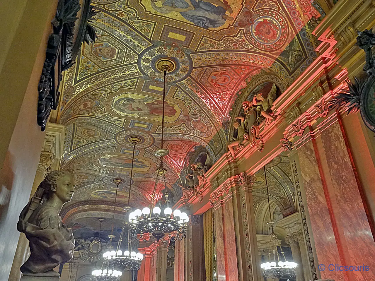 avant-foyer de l'Opéra Garnier