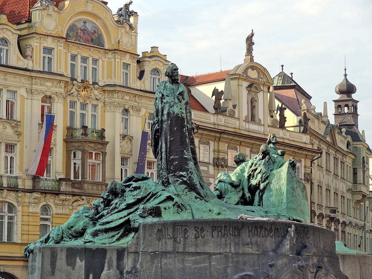 Monument à Jan Hus Prague