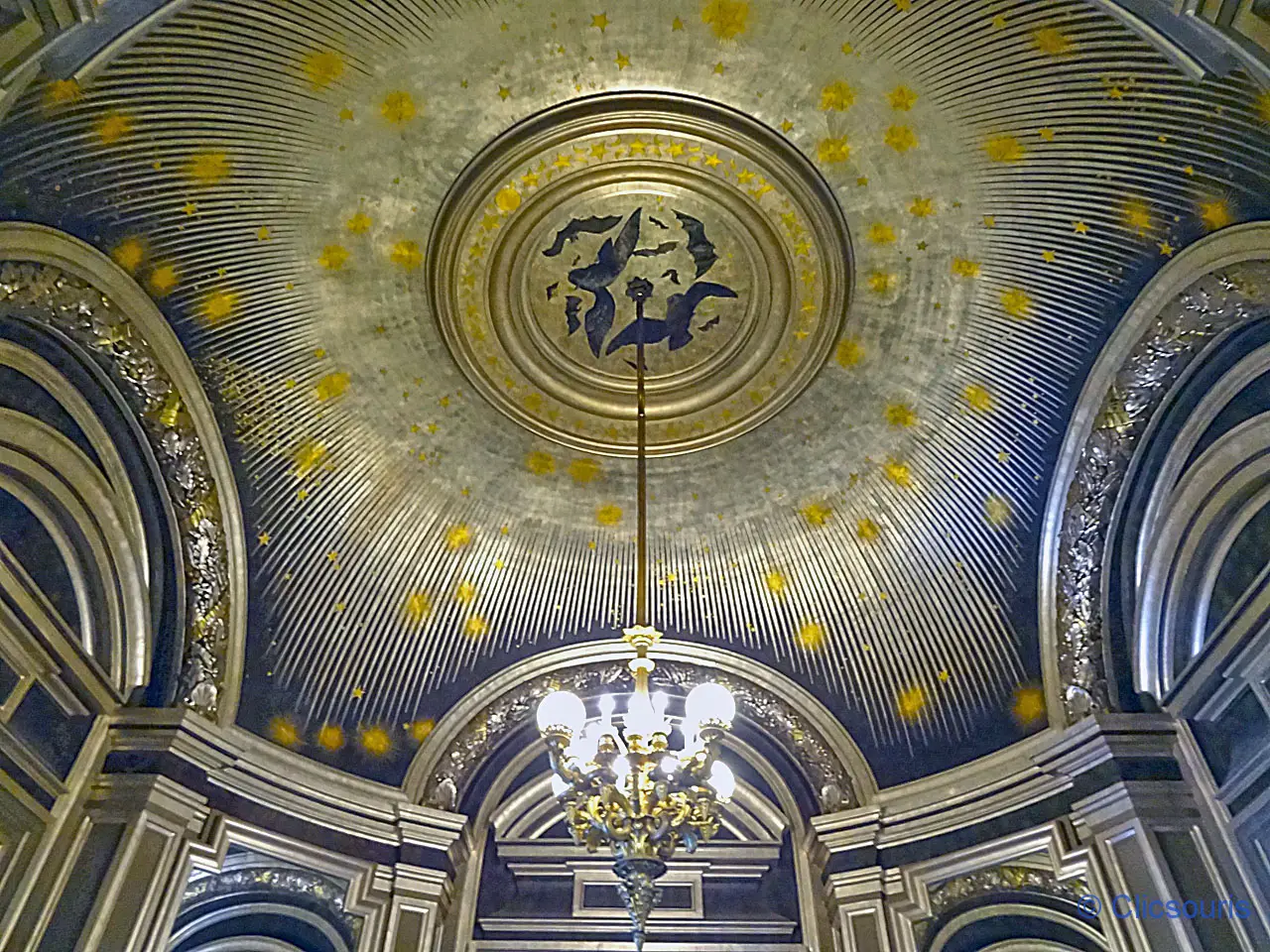 Plafond du salon de la lune opéra garnier