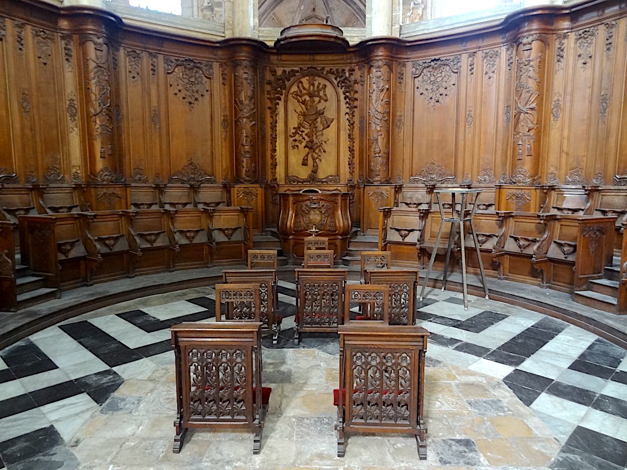 boiseries cathédrale de Saint Omer