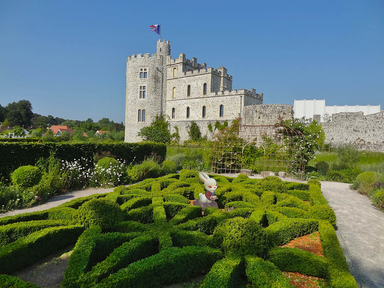 jardin du château d'Hardelot