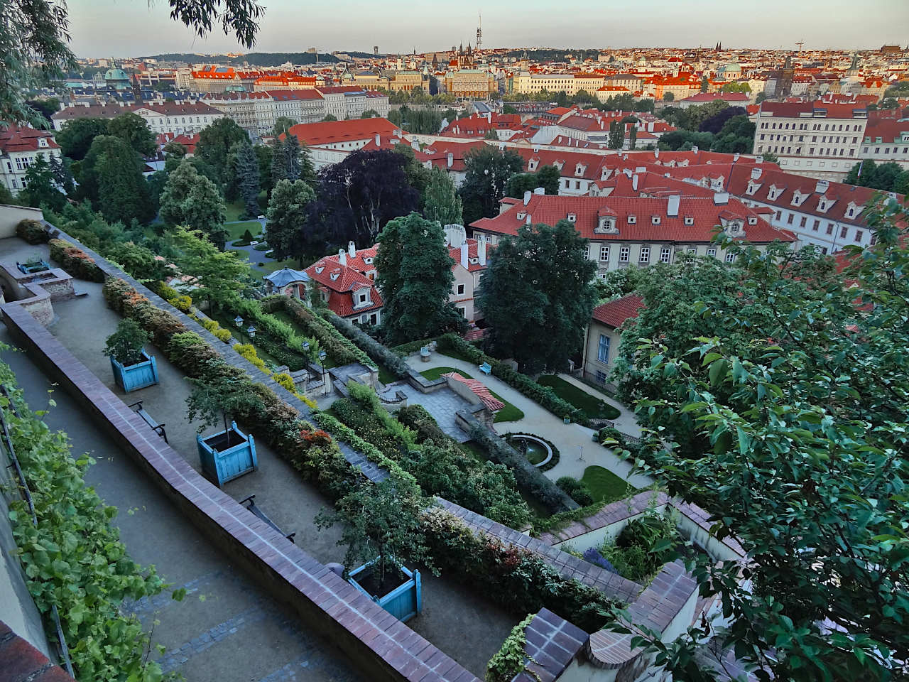 jardins du château de Prague