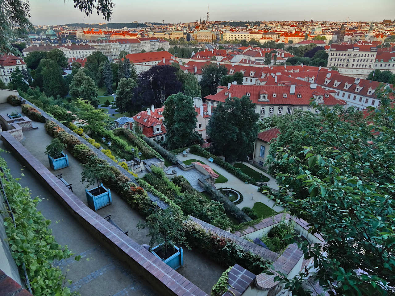 jardins du château de Prague
