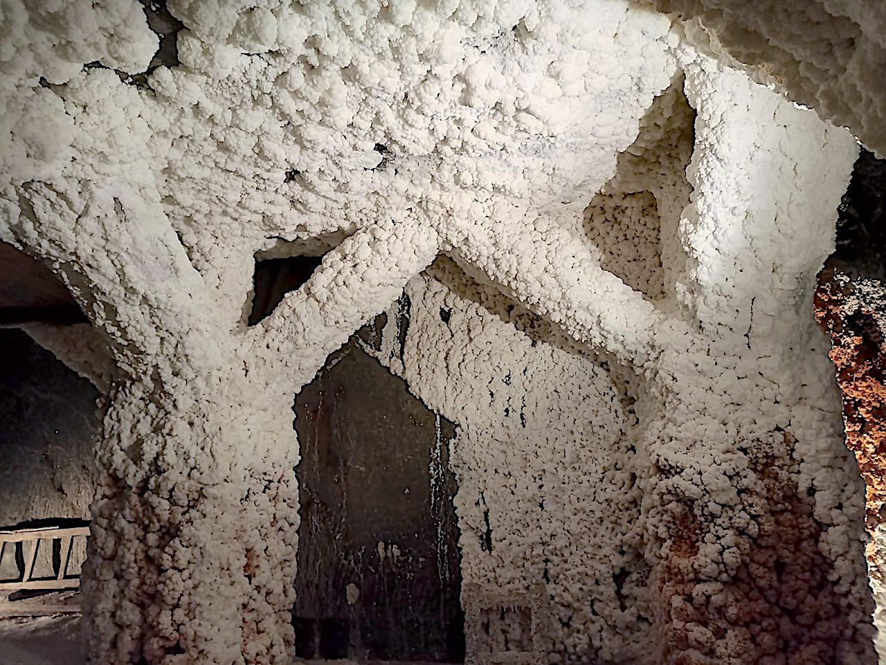 mines de sel de Wieliczka mur