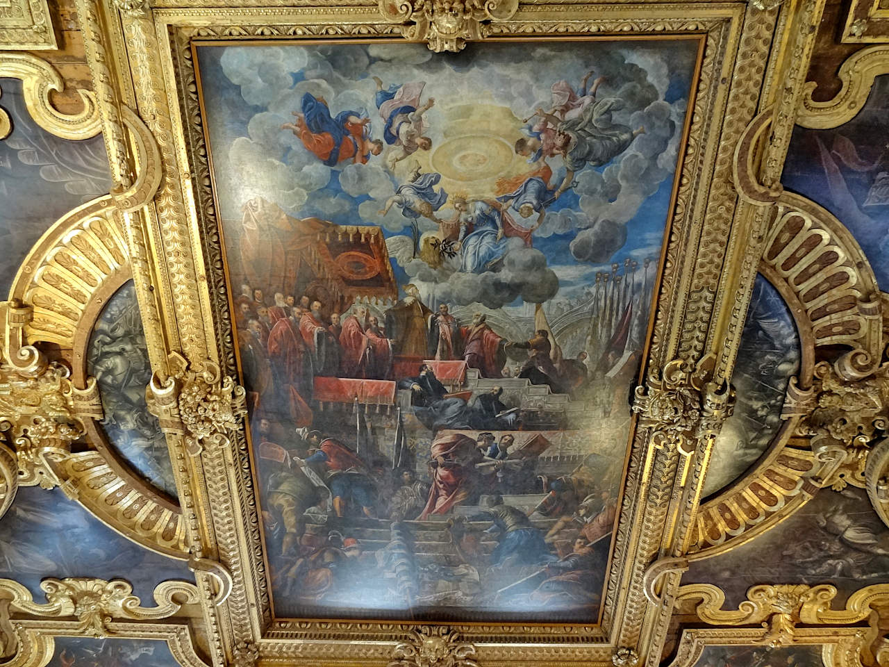 plafond de la salle du Grand Conseil du palais des Doges