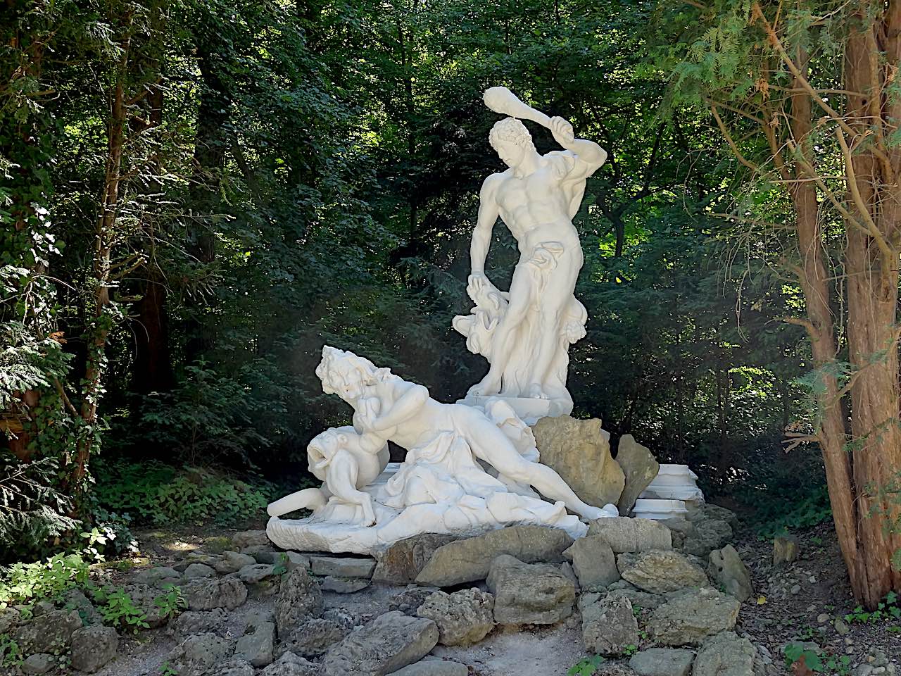 sculpture parc du château de Schönbrunn
