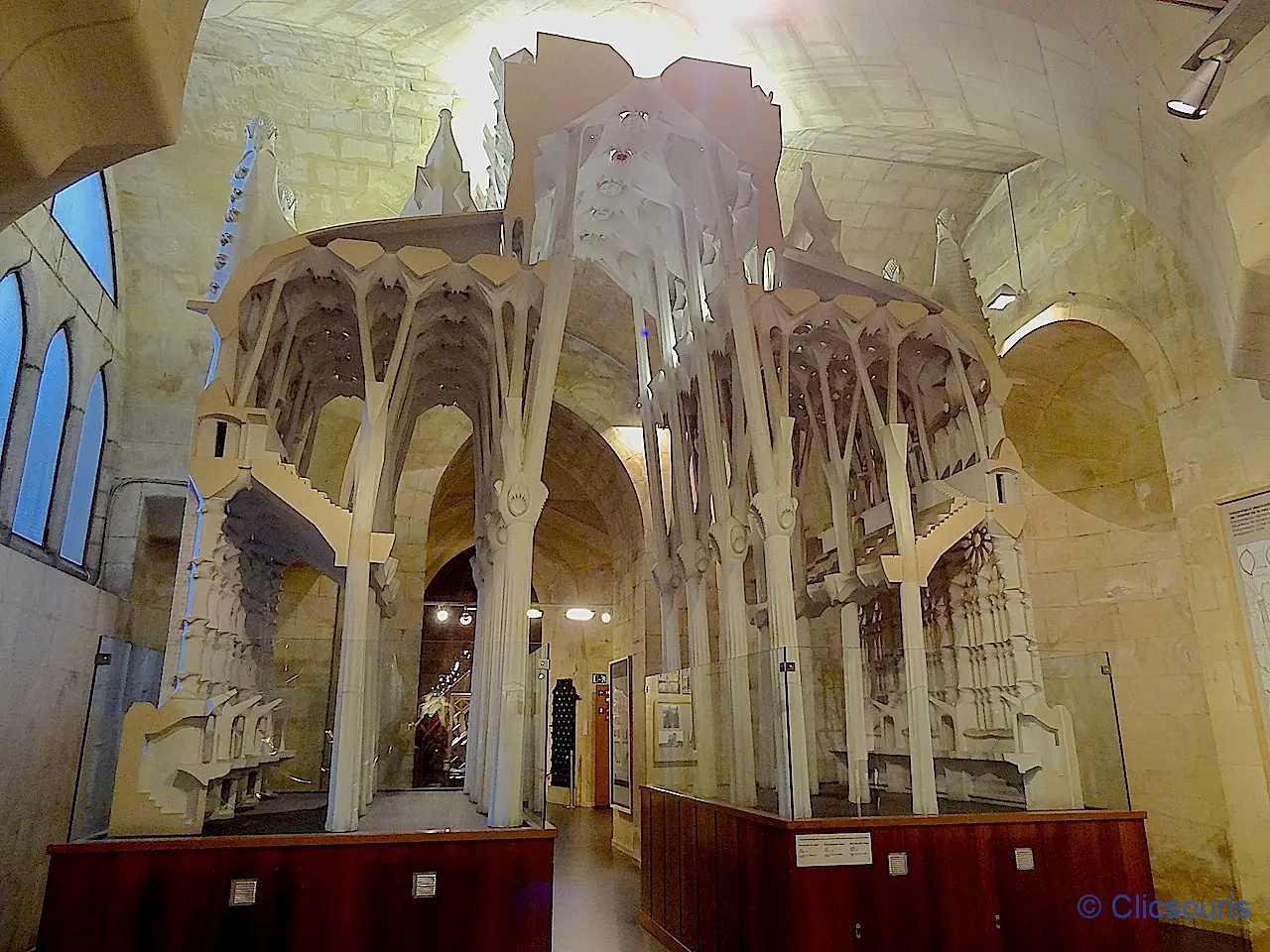 Maquette de la Sagrada Familia à Barcelone