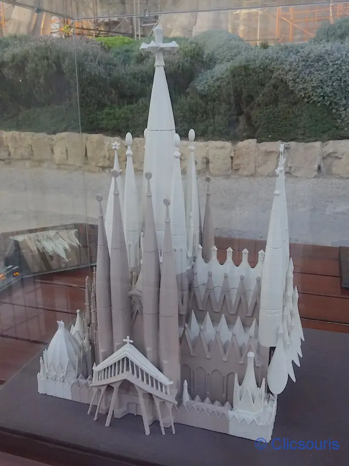 Maquette de la Sagrada Familia à Barcelone