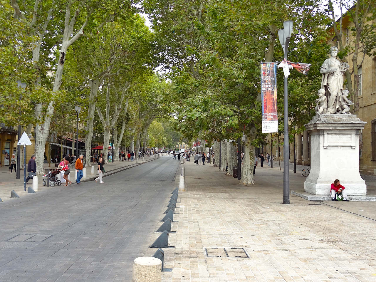 Cours Mirabeau à Aix