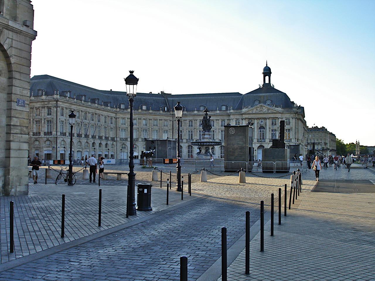 place de la Bourse à Bordeaux