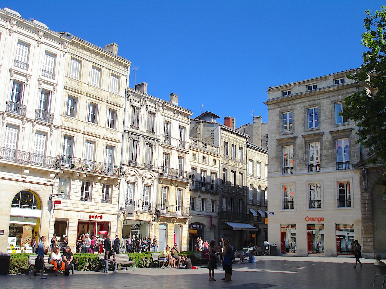 La place Saint-Projet de Bordeaux