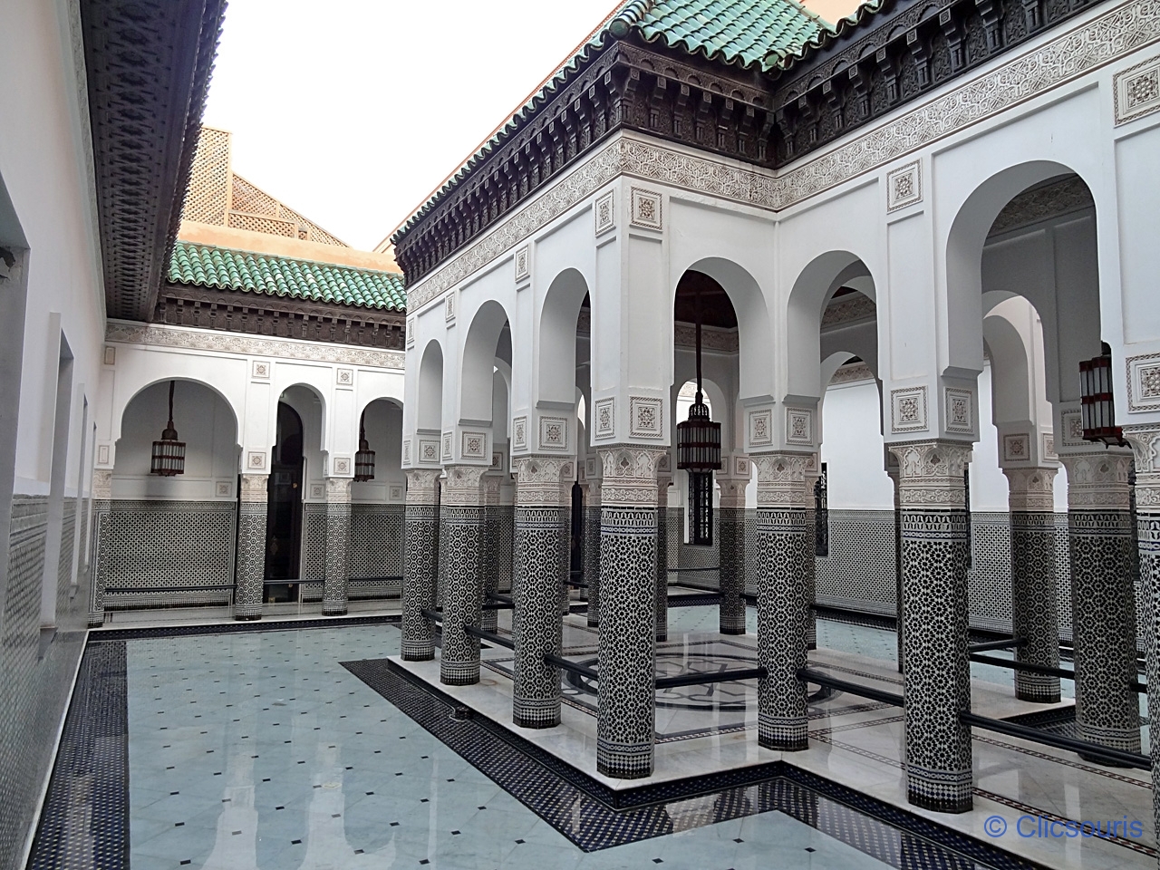 patio intérieur de la Mamounia