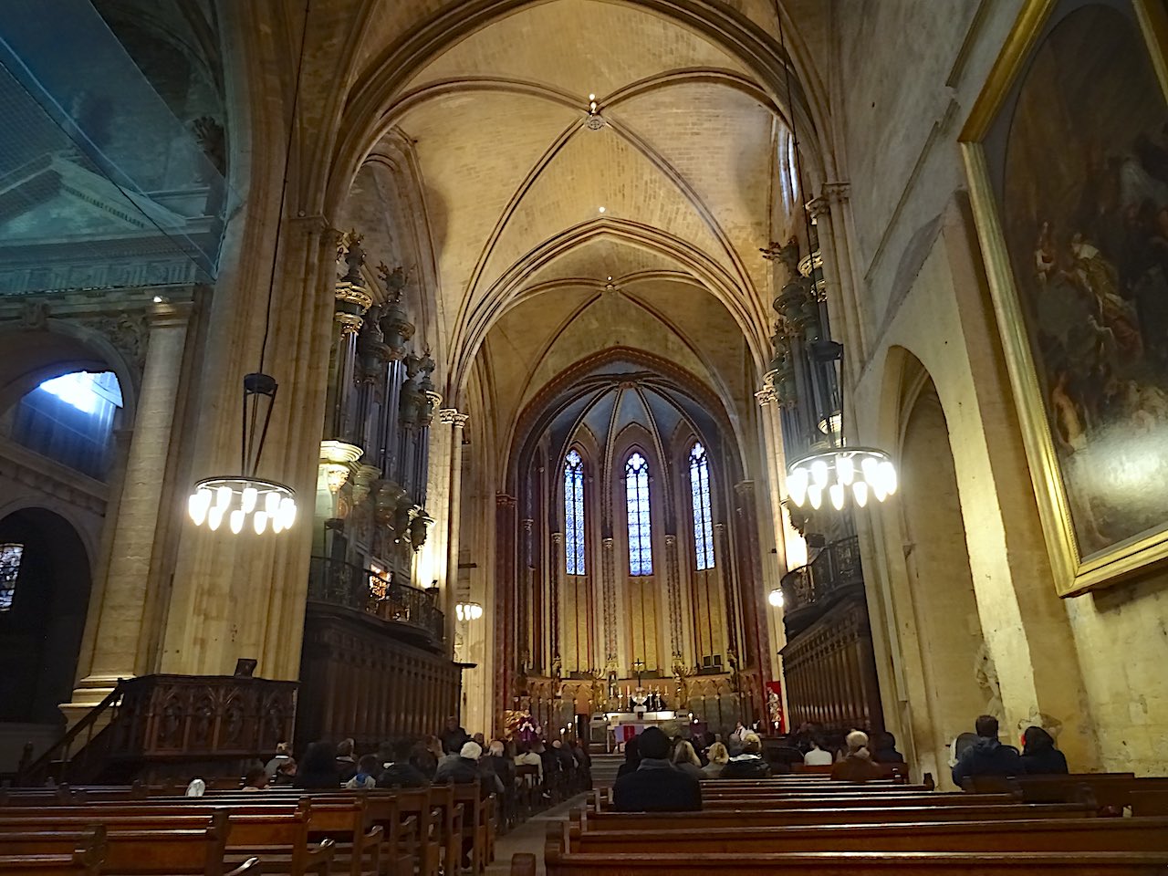 intérieur de la cathédrale d'Aix-en-Provence