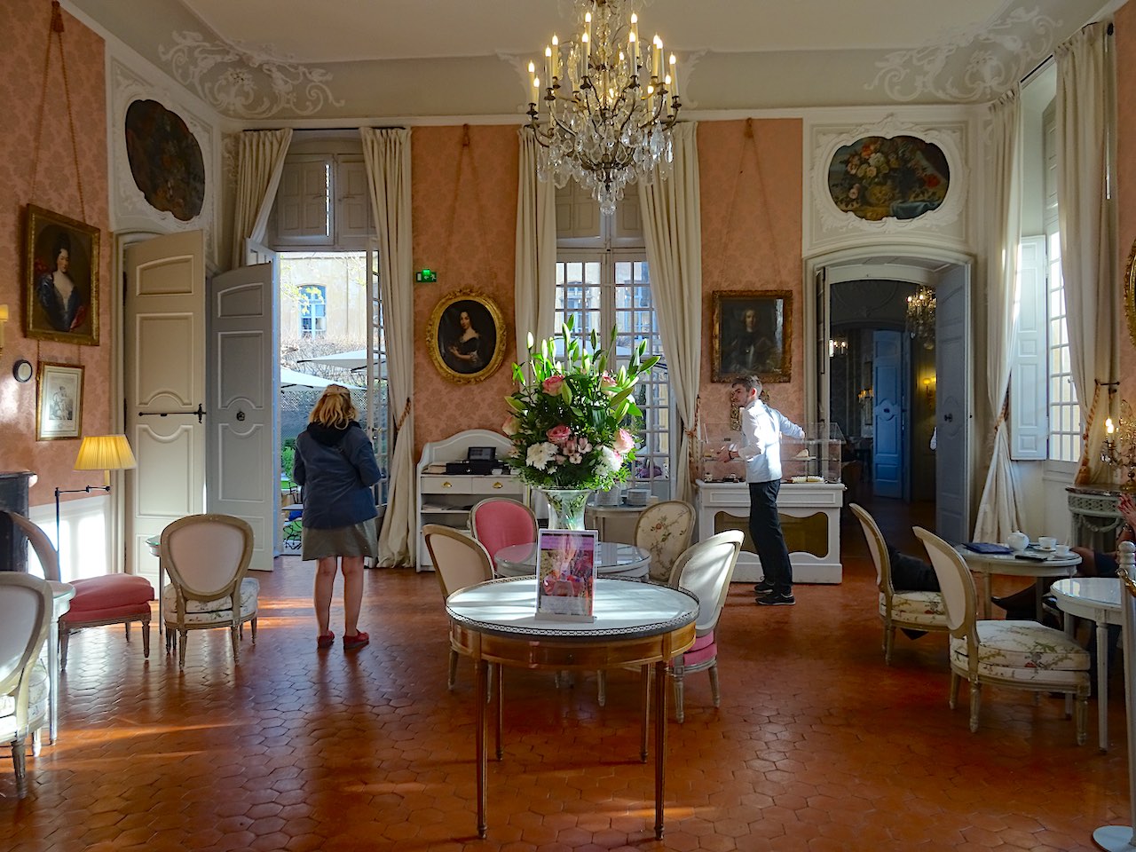 salon de thé de l'hôtel de Caumont