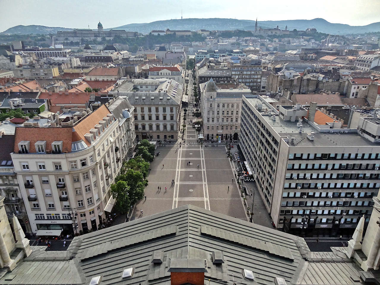 vue depuis la basilique Saint-Étienne de Budapest