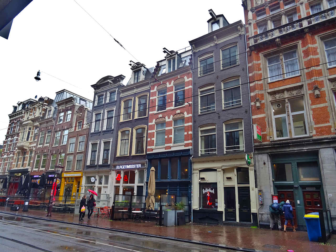 Amsterdam sous la pluie