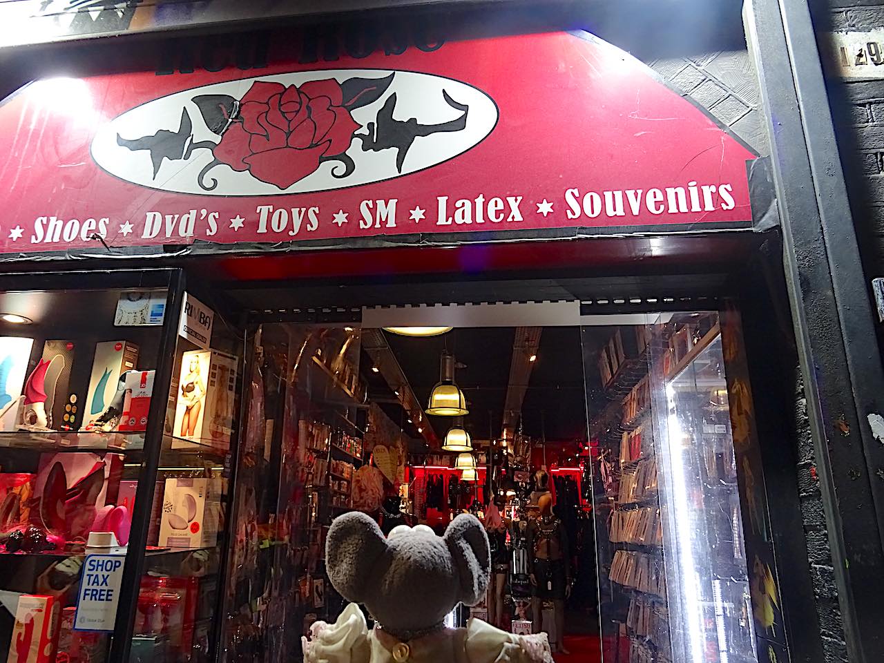 Amsterdam quartier rouge sex shop