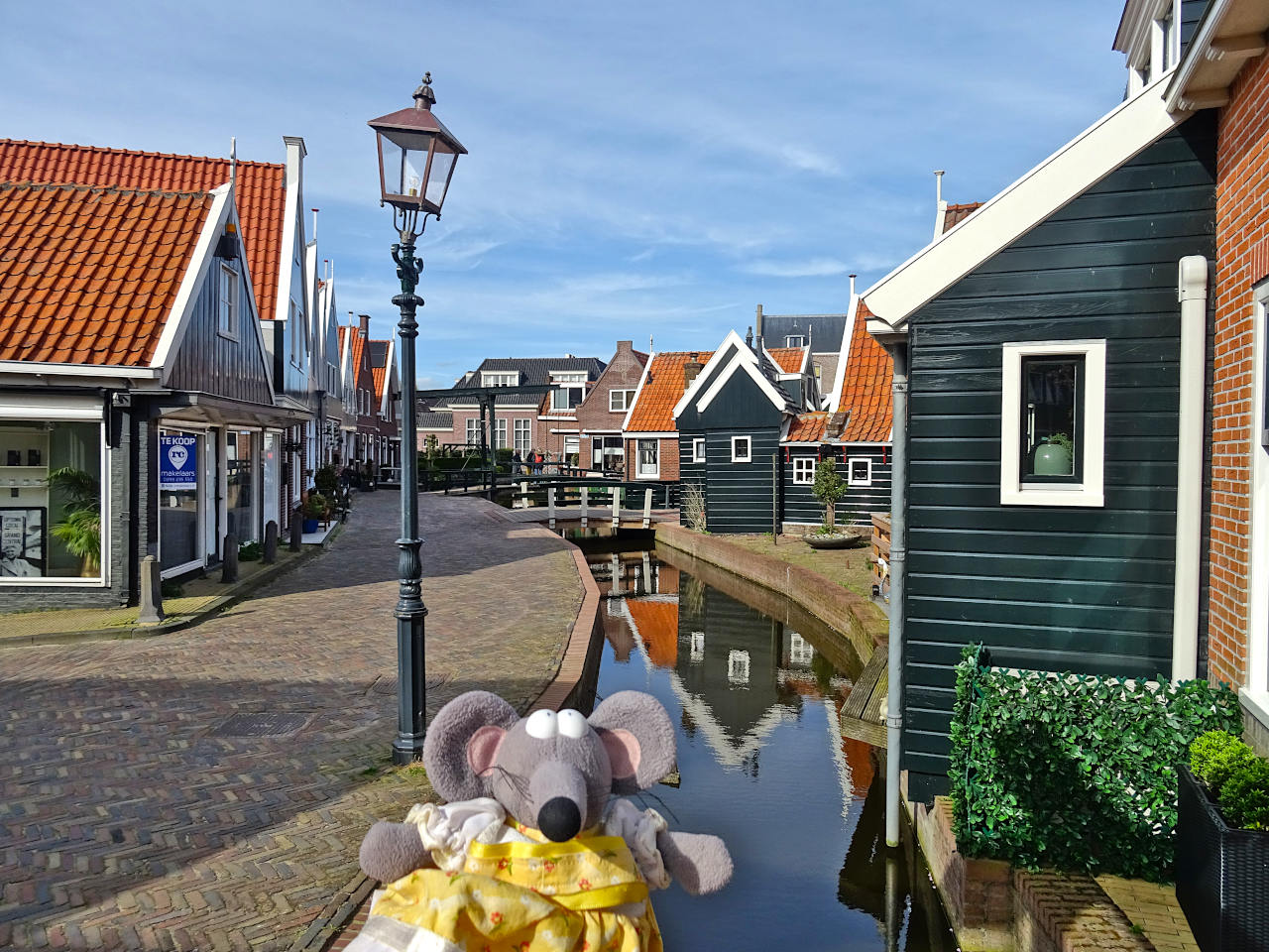 canal du centre de Volendam