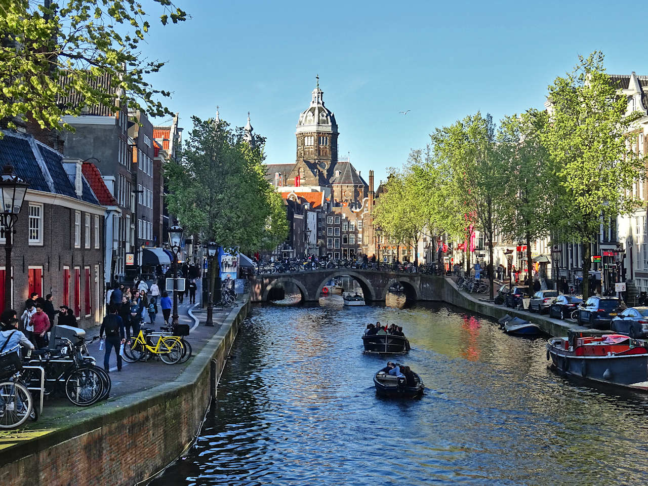 canal quartier rouge d'Amsterdam