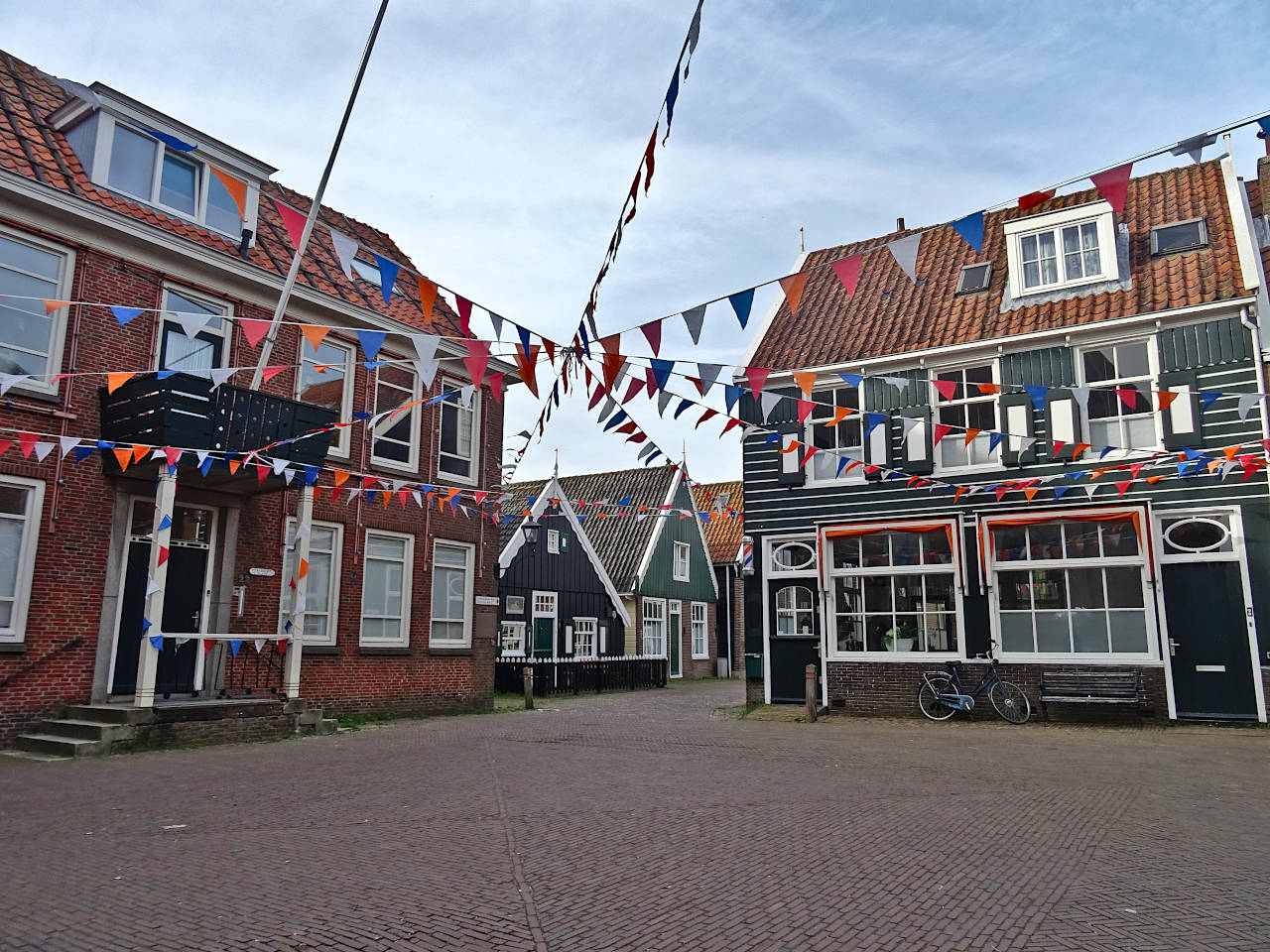 place de l'église à Marken