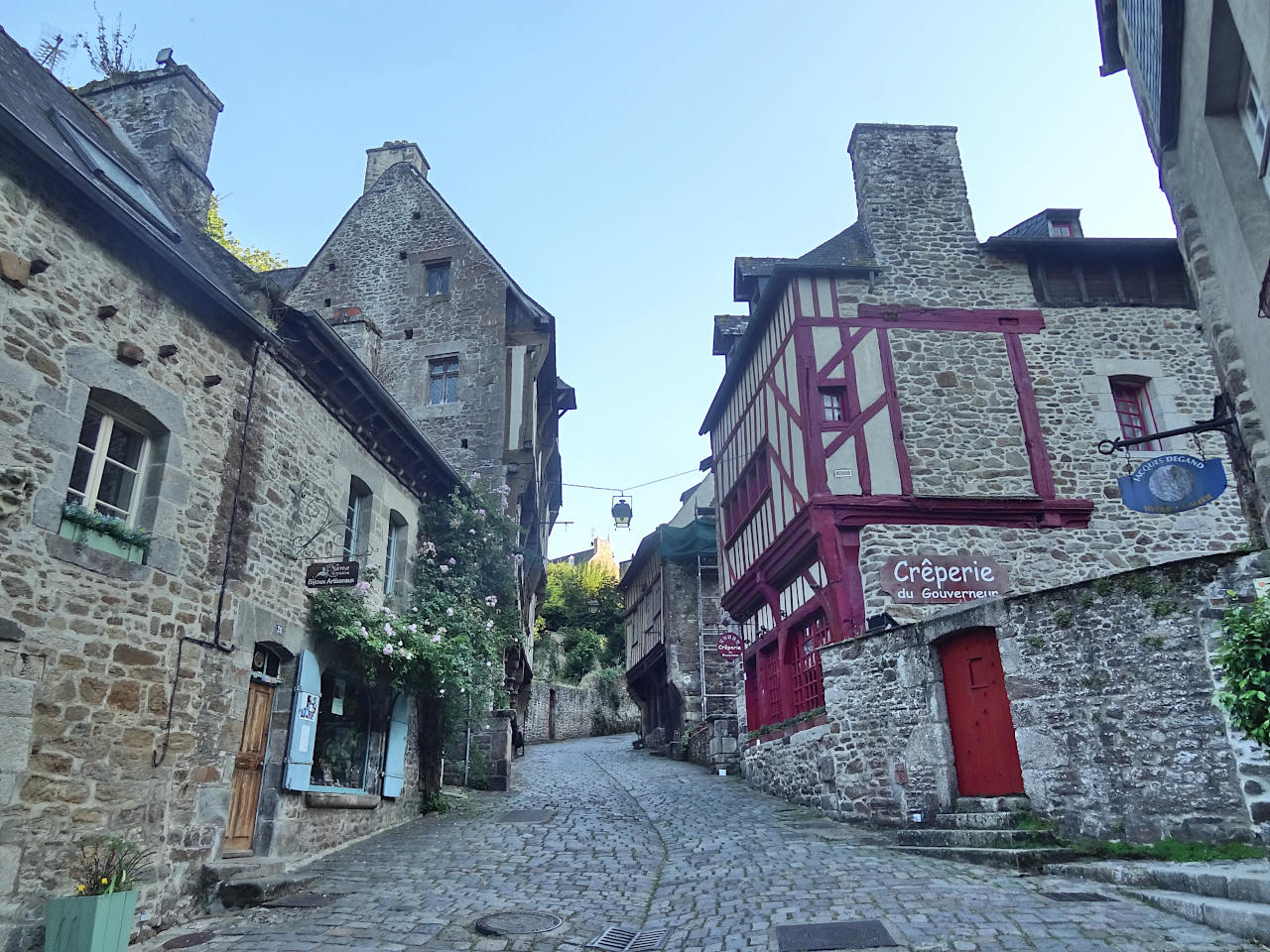 rue du Jerzual à Dinan