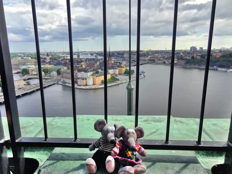 vue depuis la tour de l'hôtel de ville de Stockholm