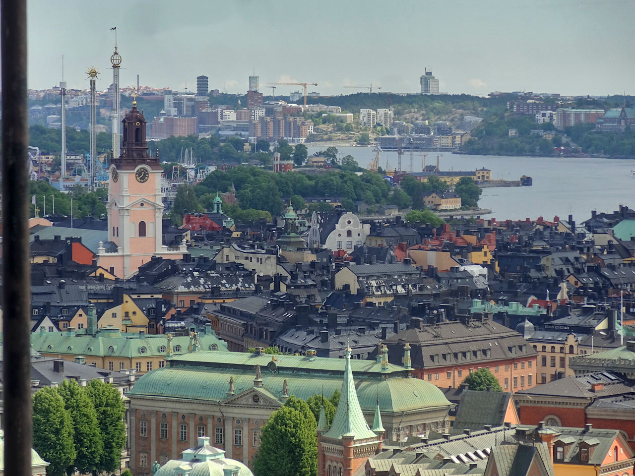 vue depuis la tour de l'hôtel de ville de Stockholm