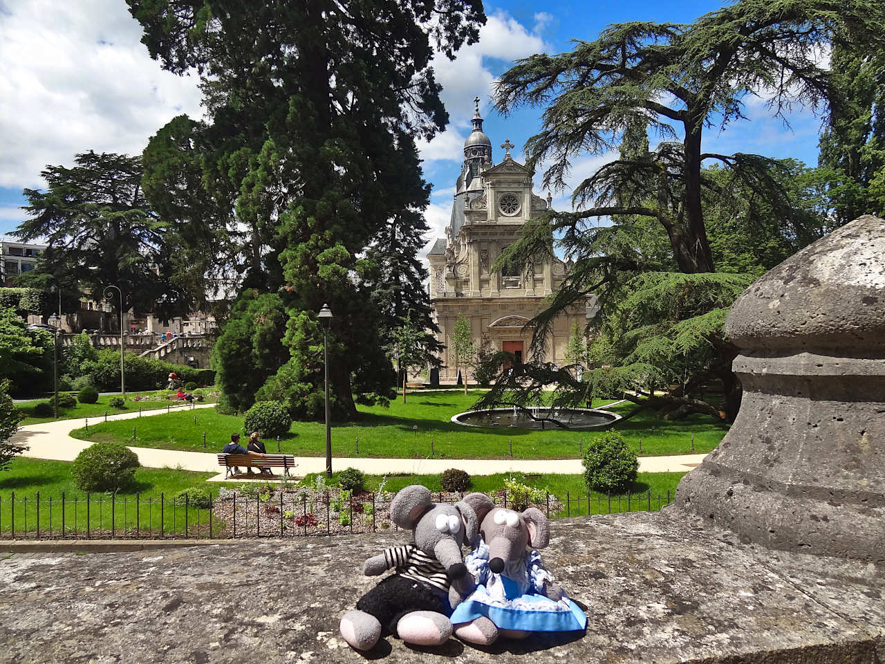 Blois jardin Augustin Thierry de Blois