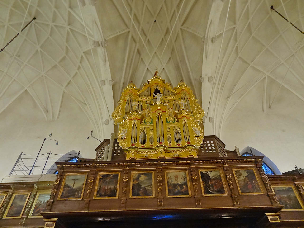 intérieur de l'Eglise allemande de Stockholm