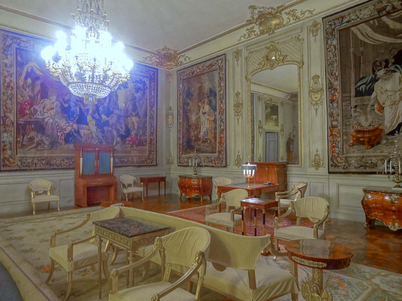 appartements des invités du palais royal de Stockholm