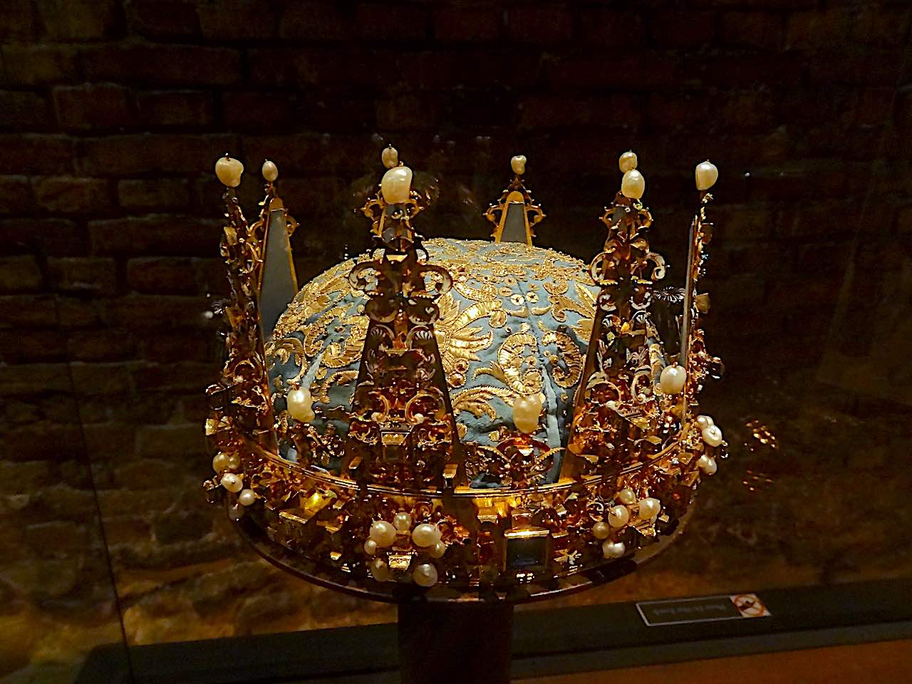 couronne royale du château de Stockholm