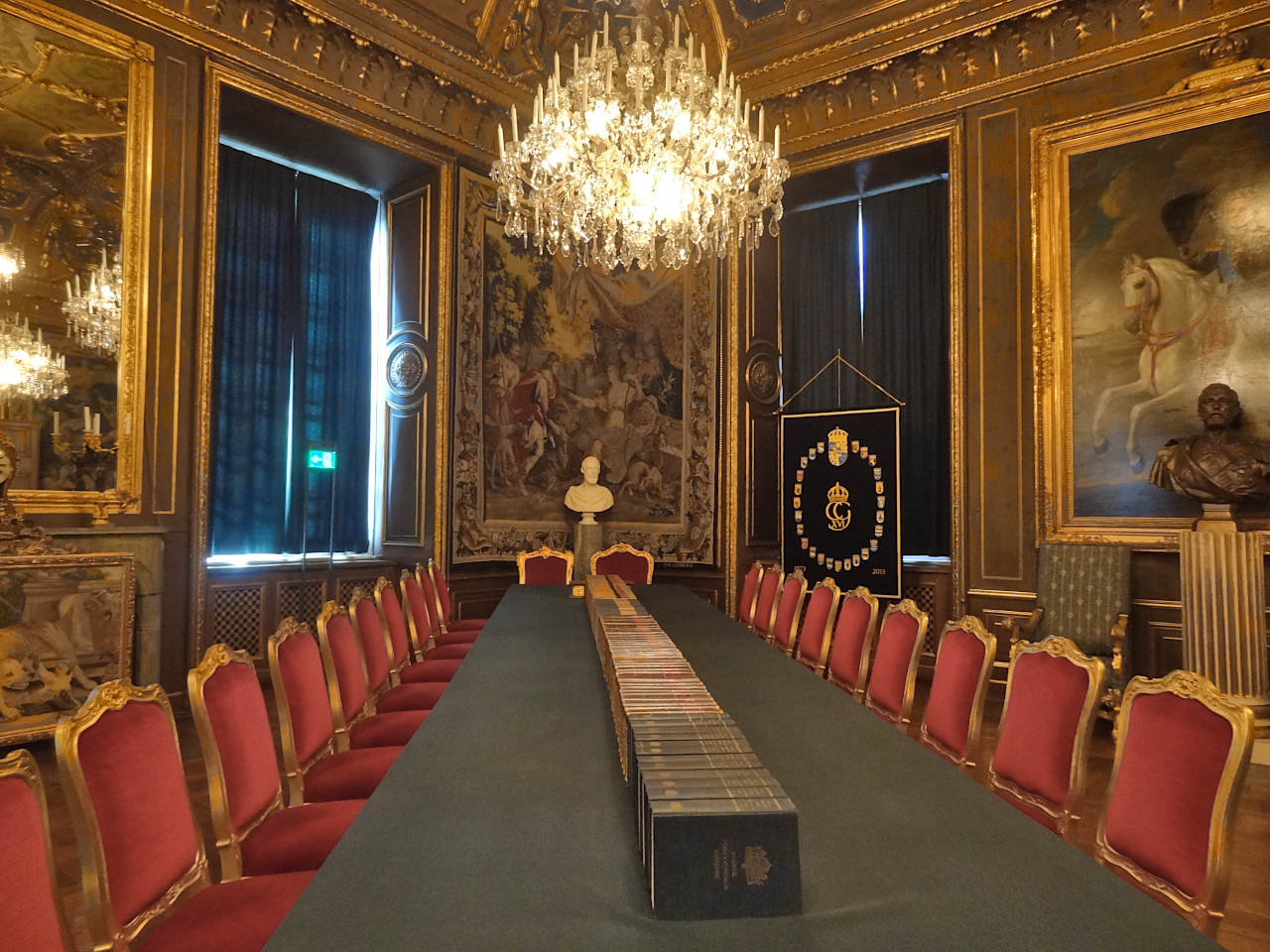 intérieur du palais royal de Stockholm