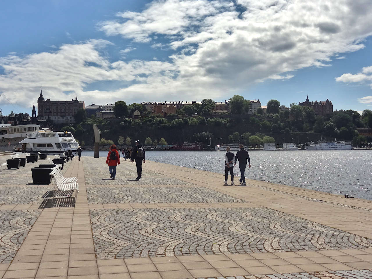 vue sur Södermaln depuis Riddarholmen