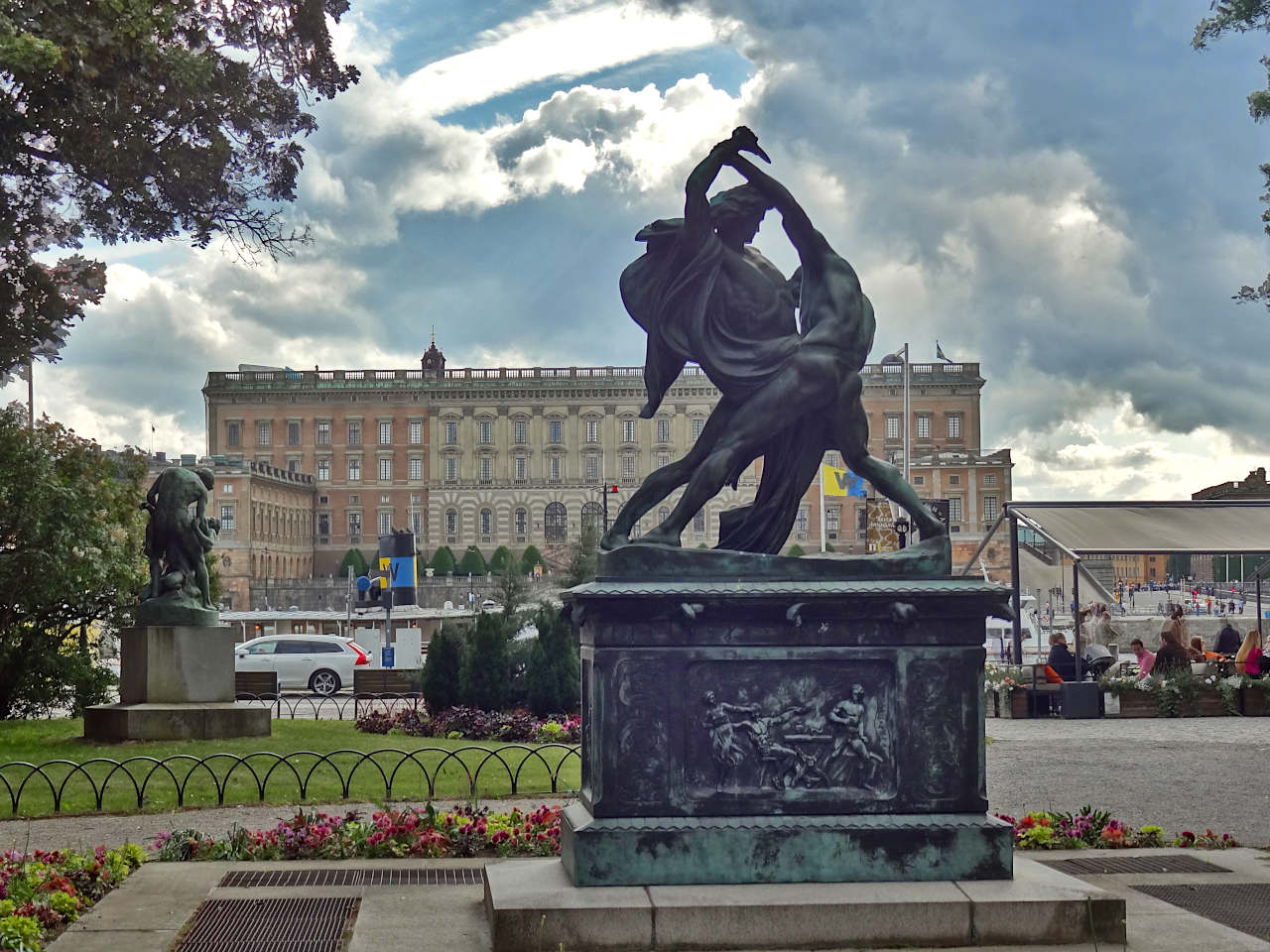 vue sur le palais royal de Stockholm