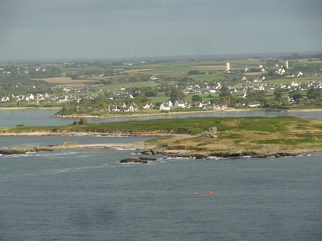 vue depuis le phare de l'ile vierge